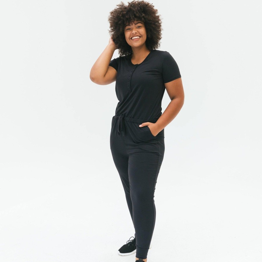 Women Senita Athletics | Weekend Jumpsuit - Black