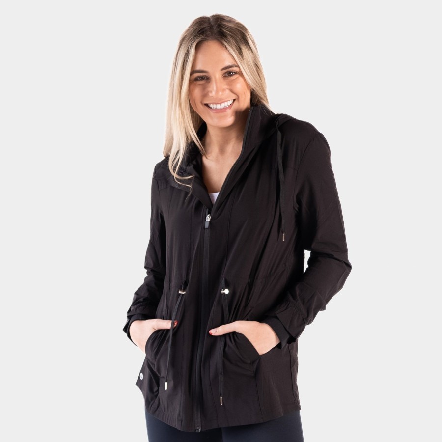 Women Senita Athletics Outerwear | Hudson Jacket-Black