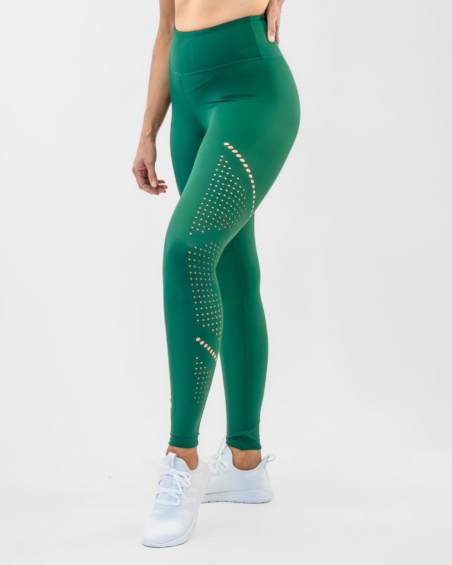 Women Senita Athletics Leggings | Alpine Laser Cut Leggings-Cactus