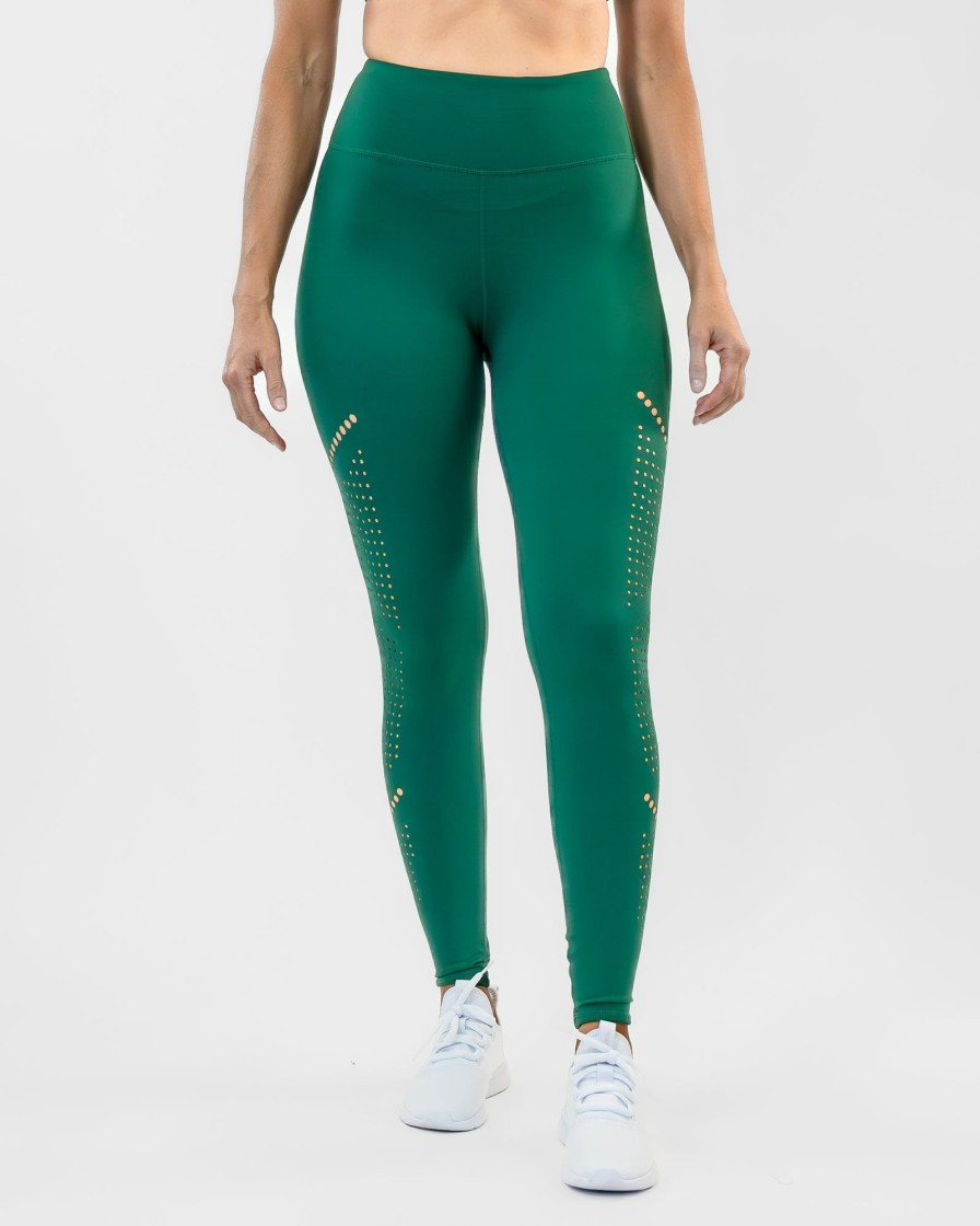 Women Senita Athletics Leggings | Alpine Laser Cut Leggings-Cactus