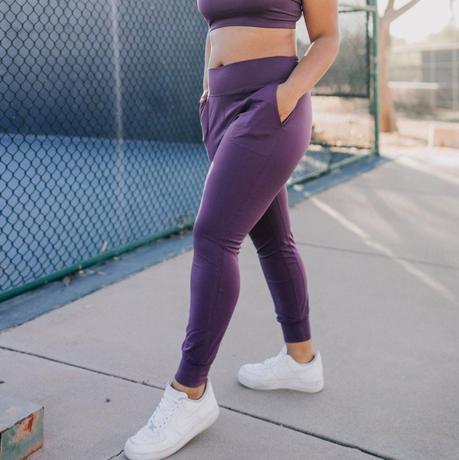 Women Senita Athletics Joggers | Studio Skin Joggers-Eggplant