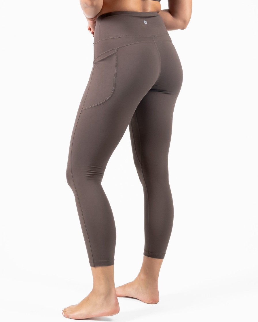 Women Senita Athletics Leggings | Skin High Waisted Vinyasa 7/8-Espresso