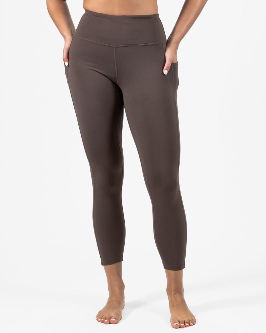 Women Senita Athletics Leggings | Skin High Waisted Vinyasa 7/8-Espresso