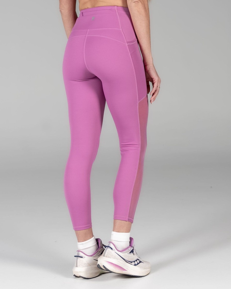 Women Senita Athletics Leggings | Lux Ultra Mesh 7/8 Leggings-Fuchsia