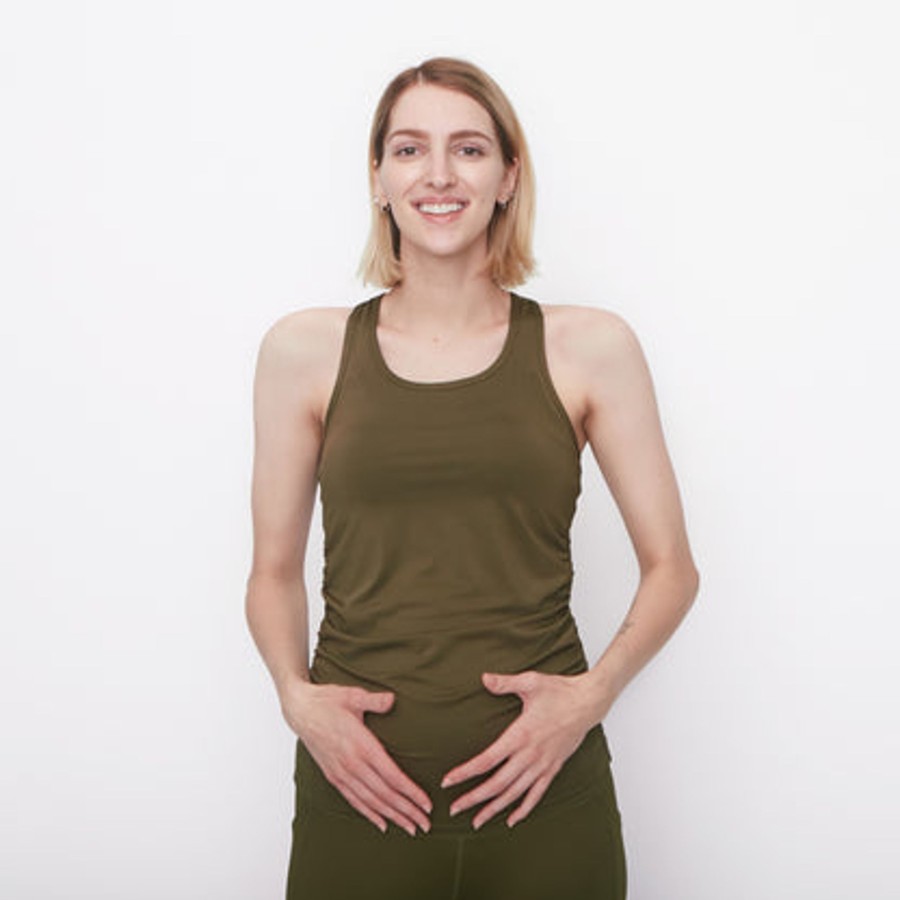 Women Senita Athletics | Bumpin' Maternity Tank - Everglade Spruce