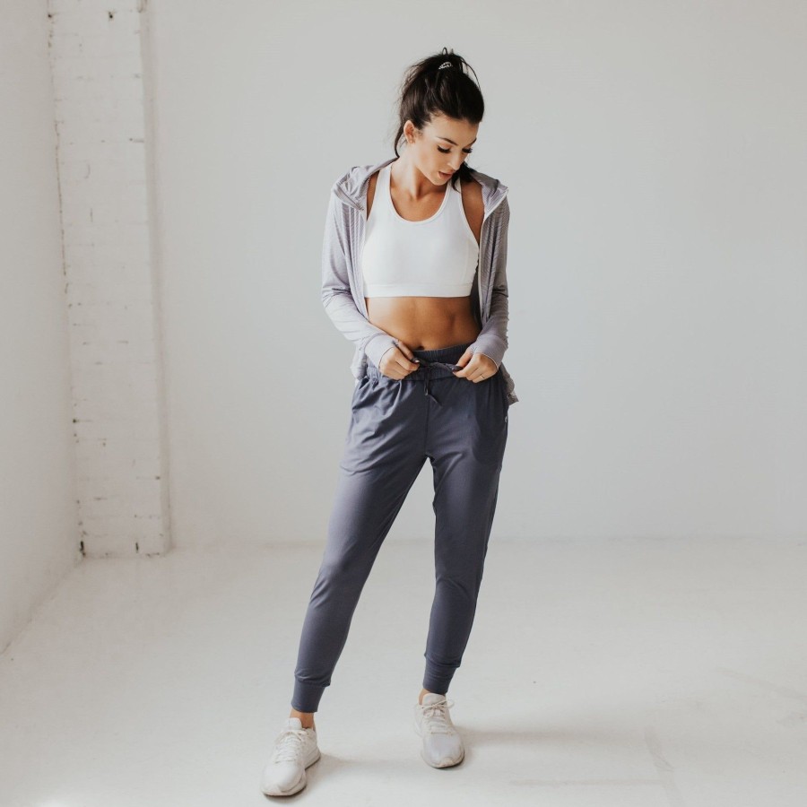 Women Senita Athletics Joggers | Weekend Joggers-Light Navy