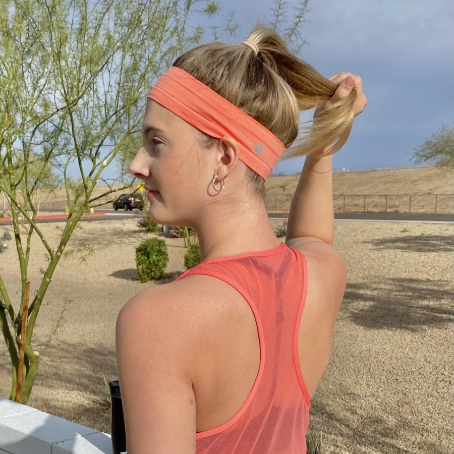 Women Senita Athletics | Seamless Headband-Coral