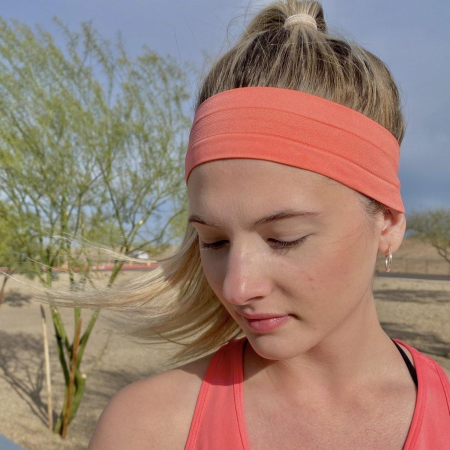 Women Senita Athletics | Seamless Headband-Coral