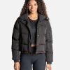 Women Senita Athletics Outerwear | Elevate Puffer-Black