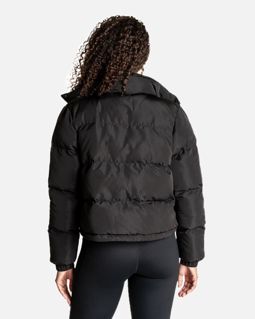 Women Senita Athletics Outerwear | Elevate Puffer-Black