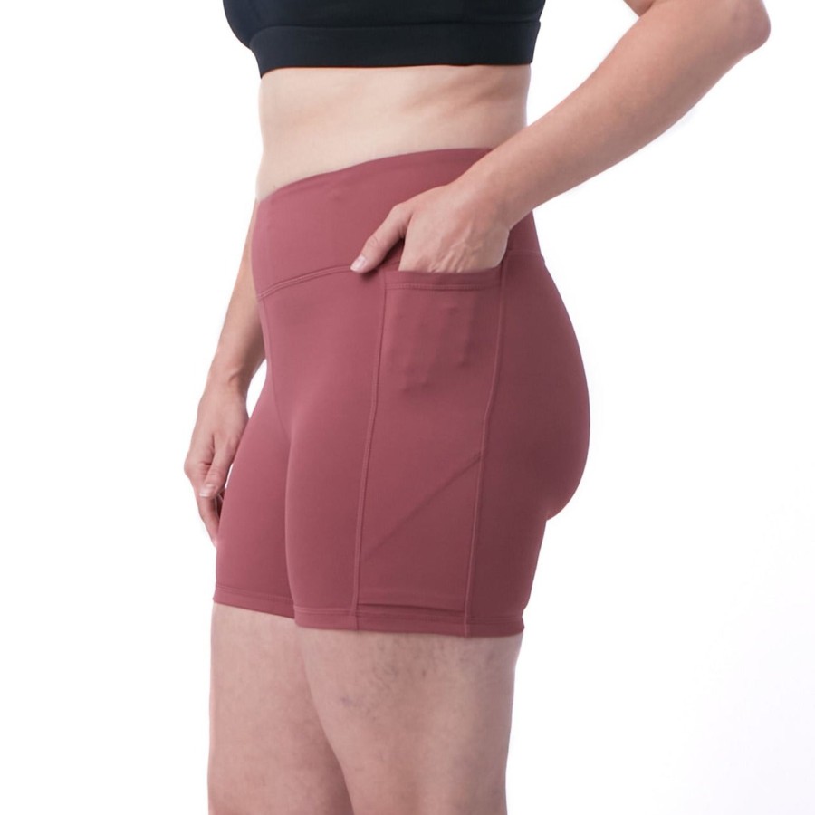 Women Senita Athletics Shorts & Skorts | Lux Baseline Shorts (5 In. Inseam)-Marsala