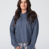 Women Senita Athletics Outerwear | Mm Sunday Hoodie-Light Navy