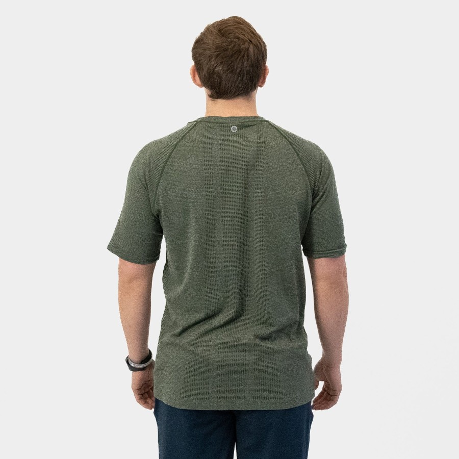 Men Senita Athletics | Interval Tee-Evergreen