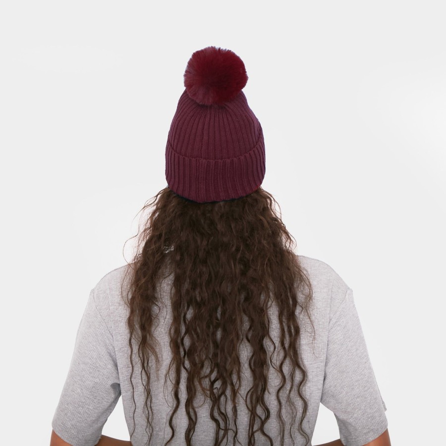 Women Senita Athletics | Senita Pom Beanie-Mulberry