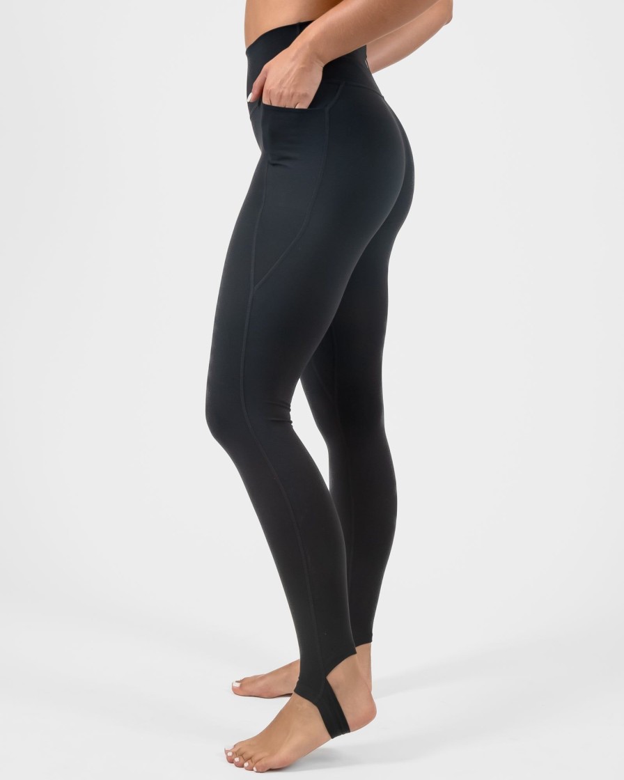 Women Senita Athletics Leggings | Skin Stirrup Leggings-Black