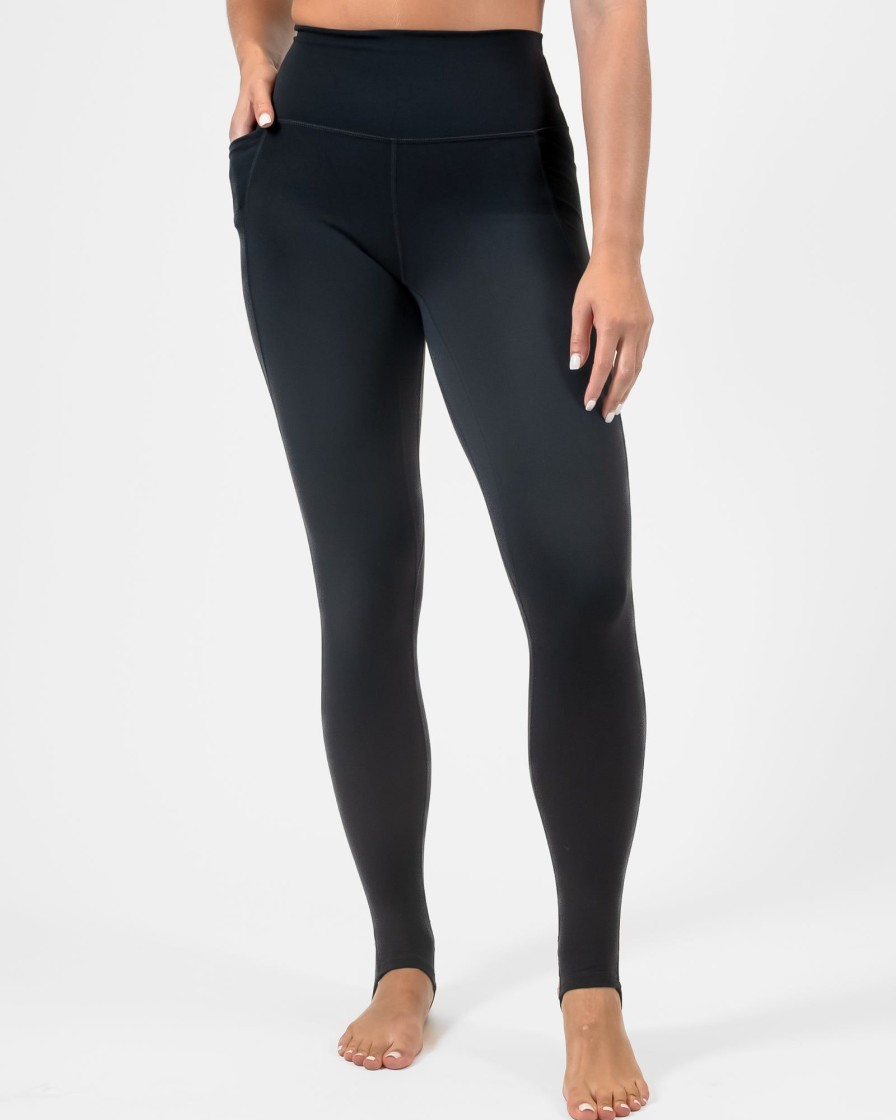 Women Senita Athletics Leggings | Skin Stirrup Leggings-Black