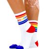 Women Senita Athletics | Pride Socks-Rainbow