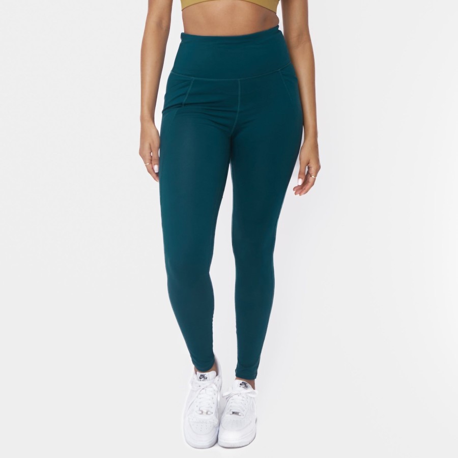 Women Senita Athletics Leggings | Thermal Warm Leggings-Pacific