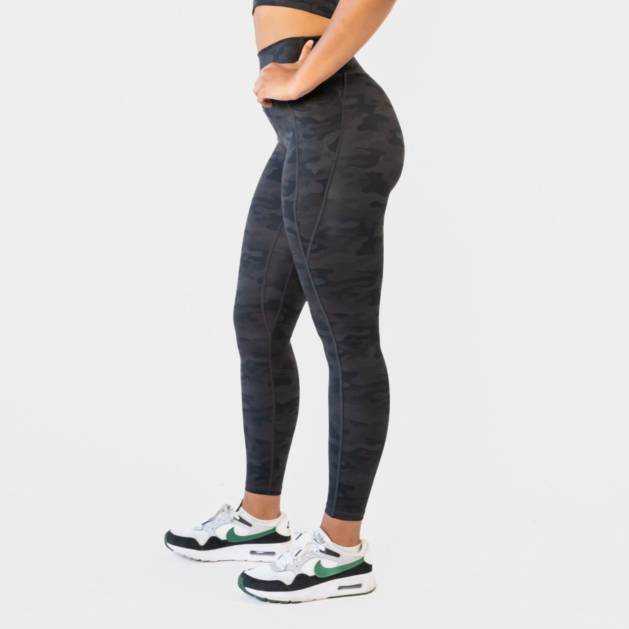 Women Senita Athletics Leggings | Skin Shakti Leggings-Black Camo