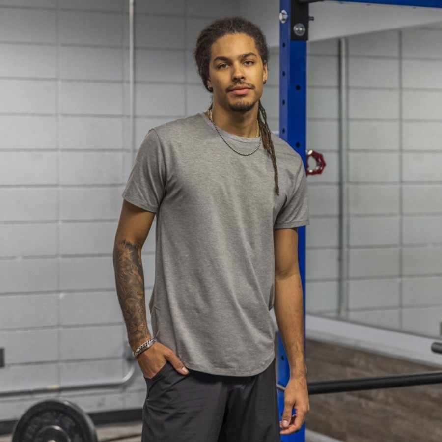 Men Senita Athletics | All Day Tee-Heathered Gray