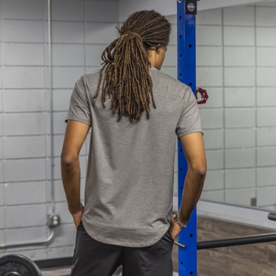 Men Senita Athletics | All Day Tee-Heathered Gray