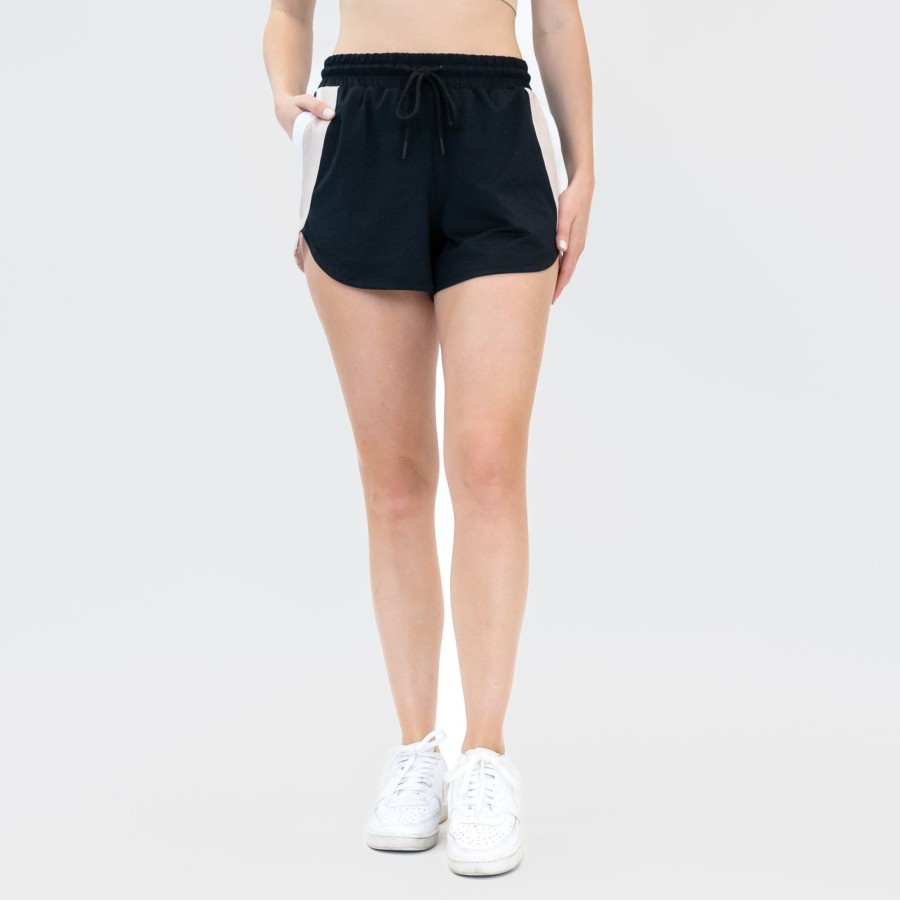 Women Senita Athletics Shorts & Skorts | Rest Day Shorts-Black, Latte & Jet Stream