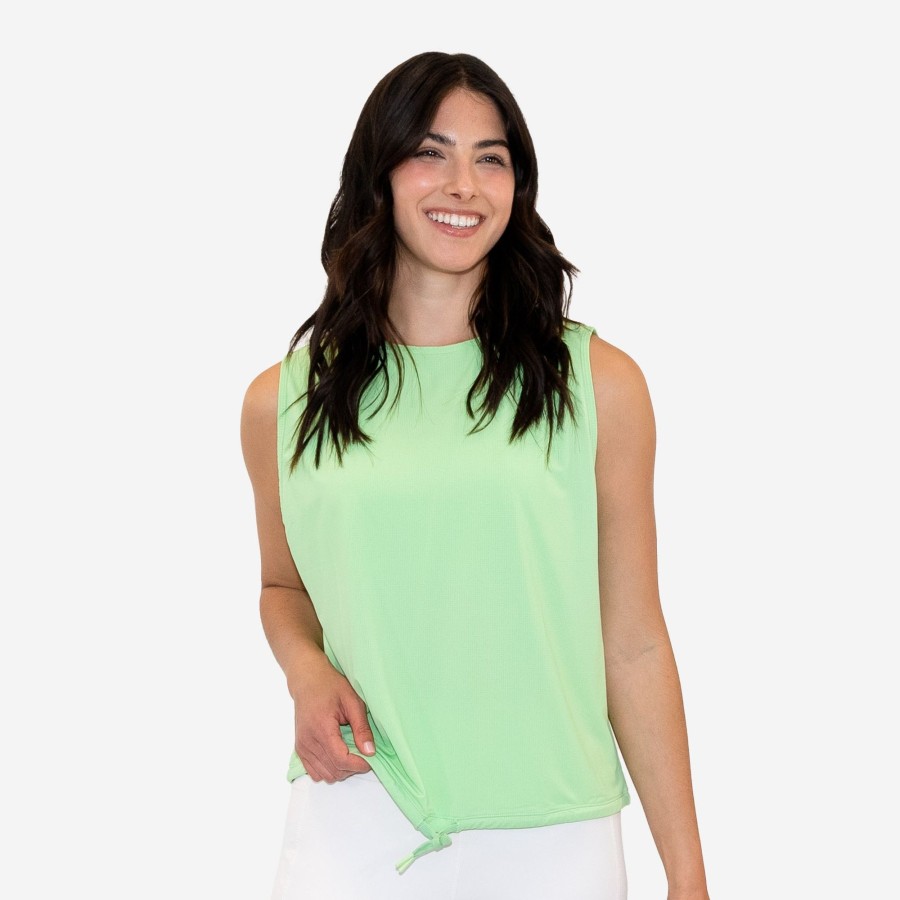 Women Senita Athletics Tees & Tanks | Arya Cinch Tank-Kiwi