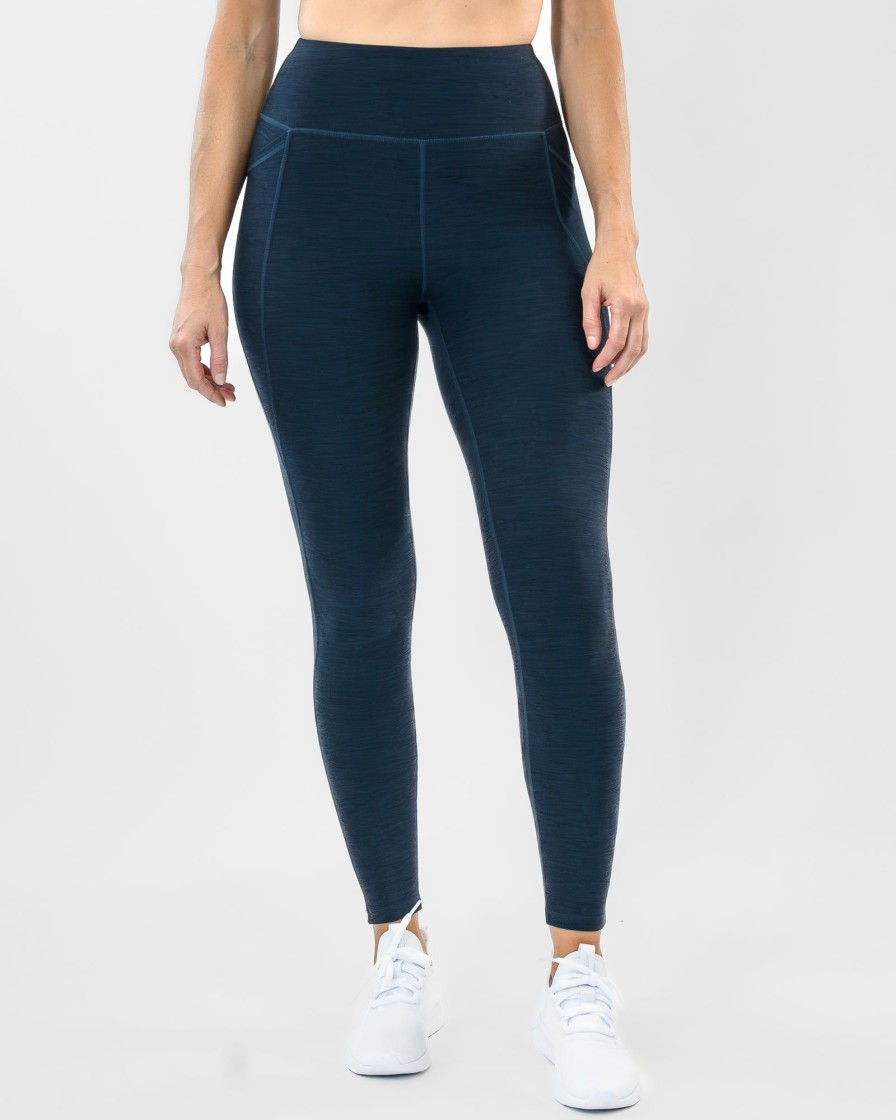 Women Senita Athletics Leggings | Dynamic Leggings-Navy