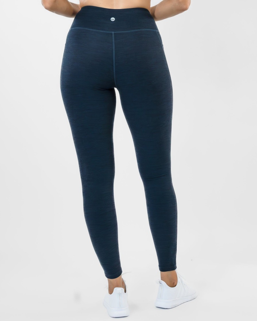 Women Senita Athletics Leggings | Dynamic Leggings-Navy