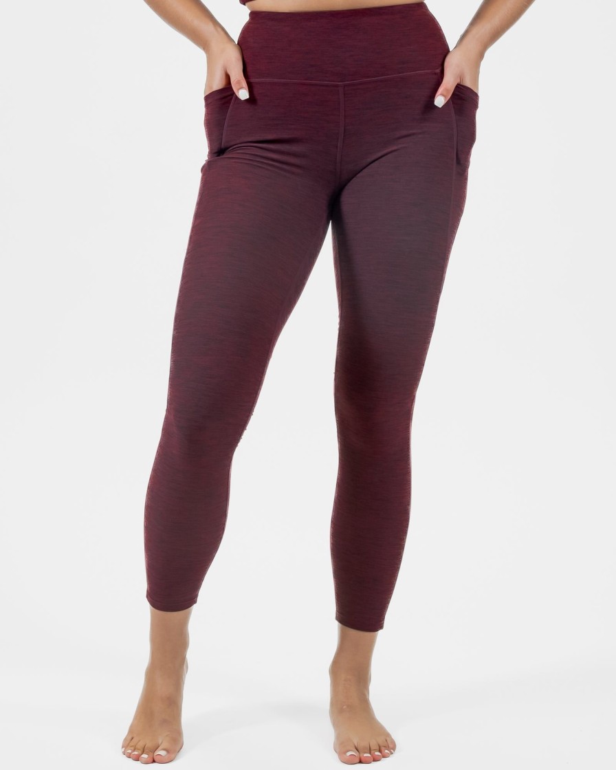 Women Senita Athletics Leggings | Dynamic Leggings-Mulberry