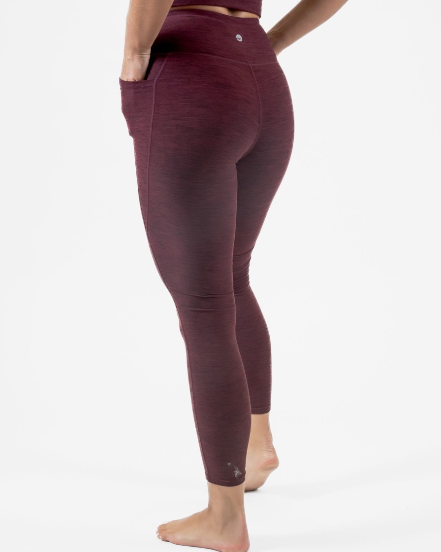 Women Senita Athletics Leggings | Dynamic Leggings-Mulberry