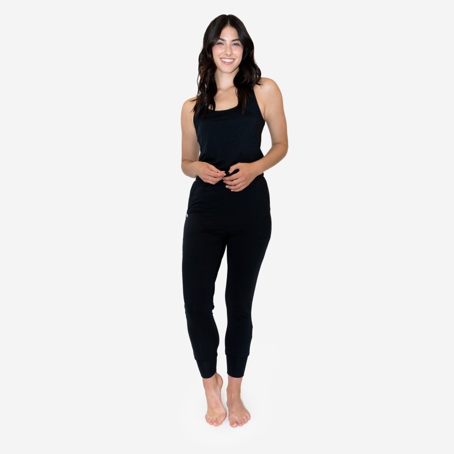 Women Senita Athletics Jumpsuits & Dresses | Weekend Tank Jumpsuit-Black