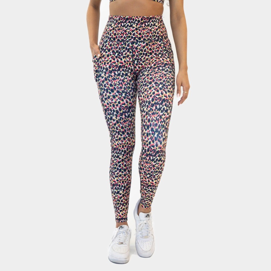 Women Senita Athletics Leggings | Lux Pace Leggings-Electric Leopard