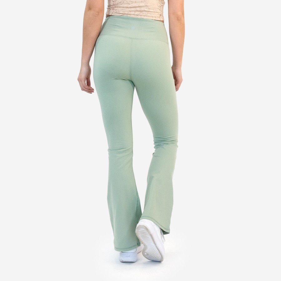 Women Senita Athletics Leggings | Jazz Flare Pants-Sage