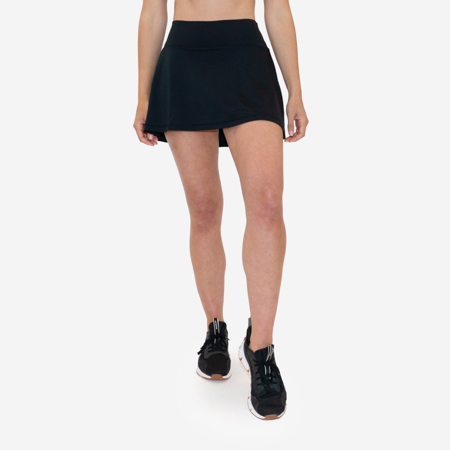 Women Senita Athletics Shorts & Skorts | Baseline Skort-Black