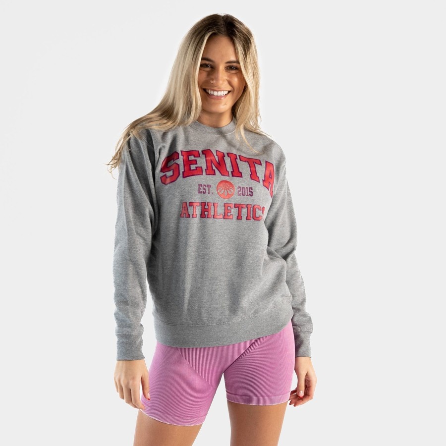 Women Senita Athletics Long Sleeves | Senita Varsity Sweater