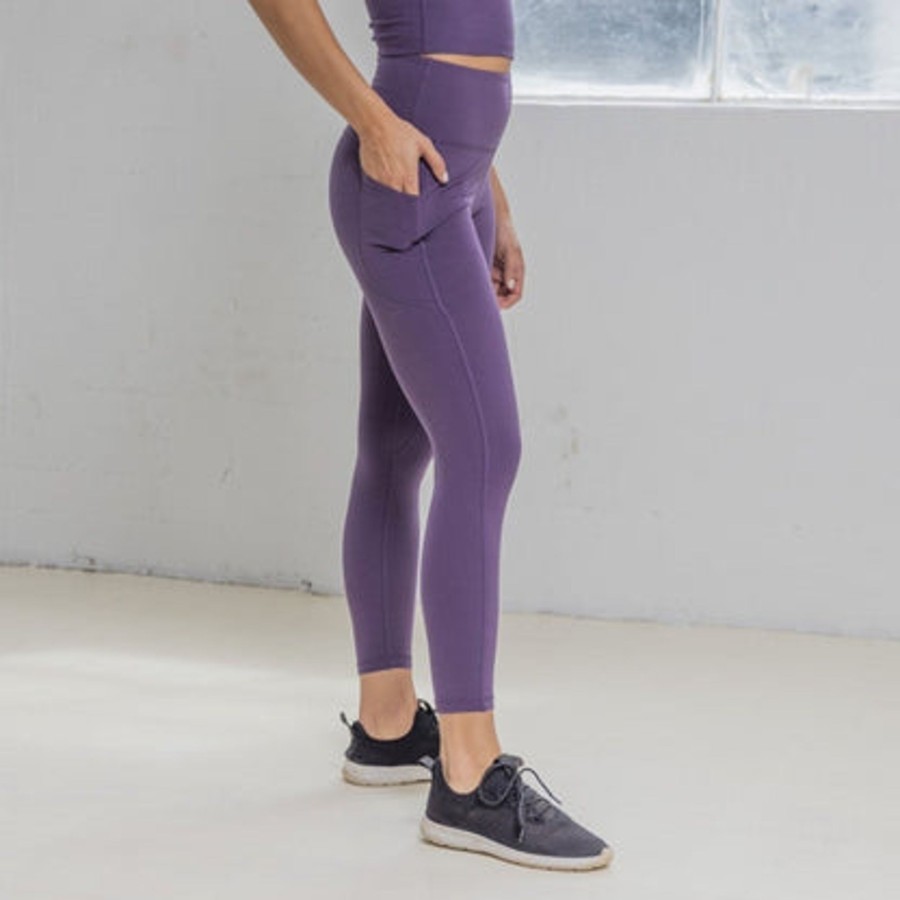 Women Senita Athletics Leggings | Skin High Waisted Vinyasa 7/8-Eggplant