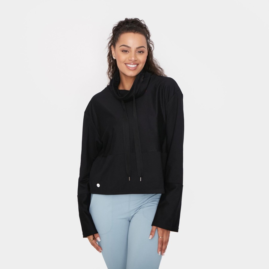 Women Senita Athletics Outerwear | Going Places Pullover-Black