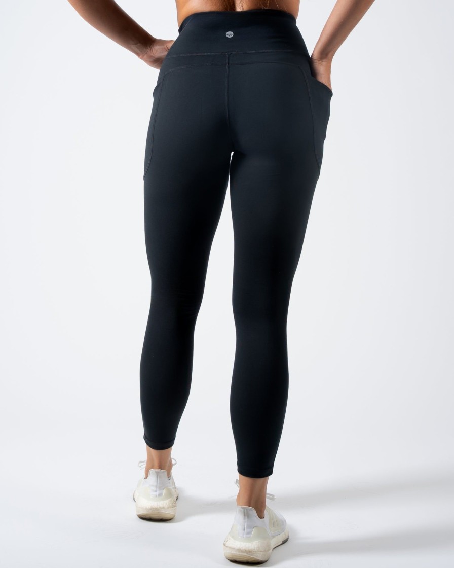 Women Senita Athletics Leggings | Skin High Waisted Vinyasa 7/8 (Multi-Lengths)-Black