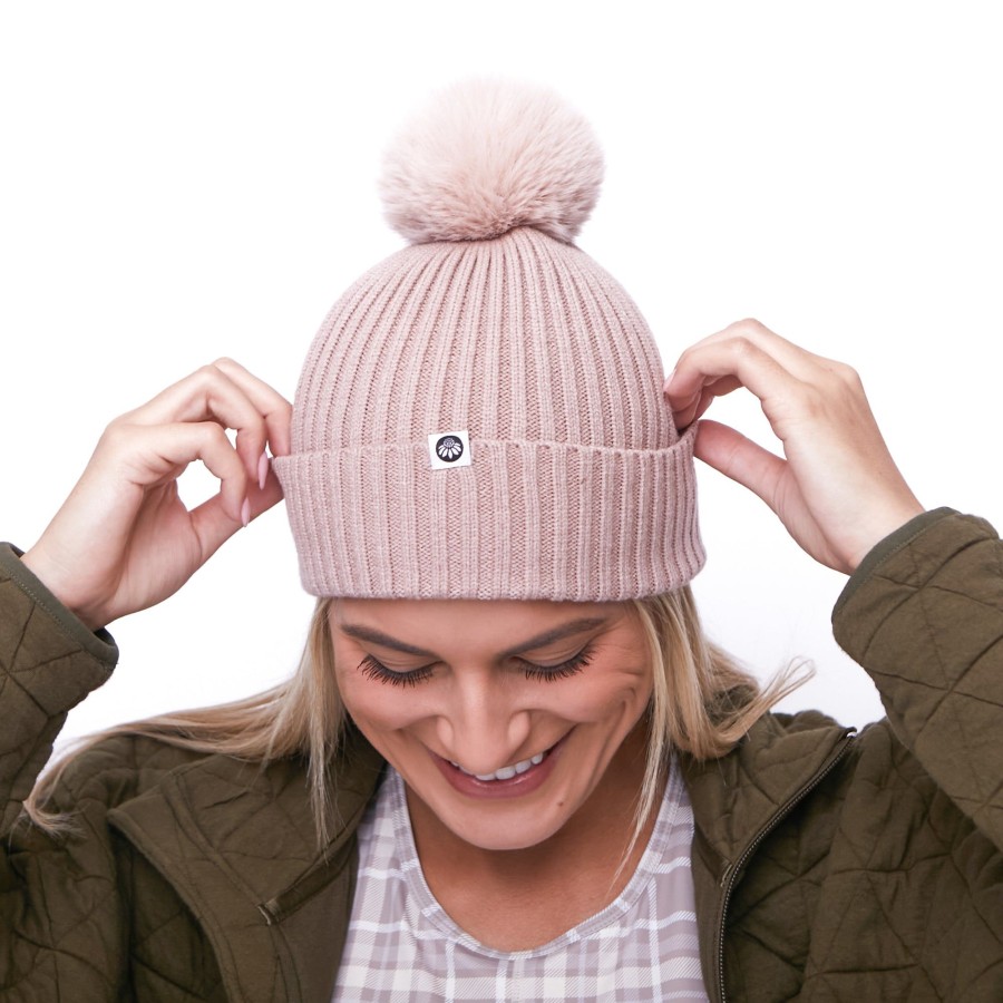 Women Senita Athletics | Senita Pom Beanie-Sand