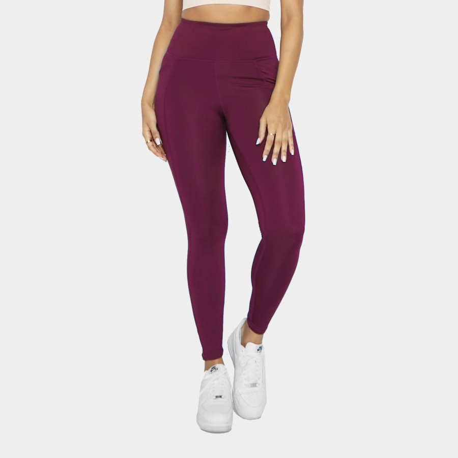 Women Senita Athletics Leggings | Thermal Warm Leggings-Mulberry