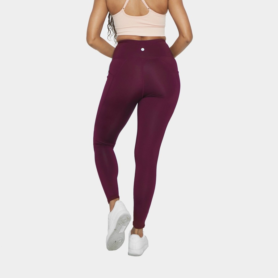 Women Senita Athletics Leggings | Thermal Warm Leggings-Mulberry