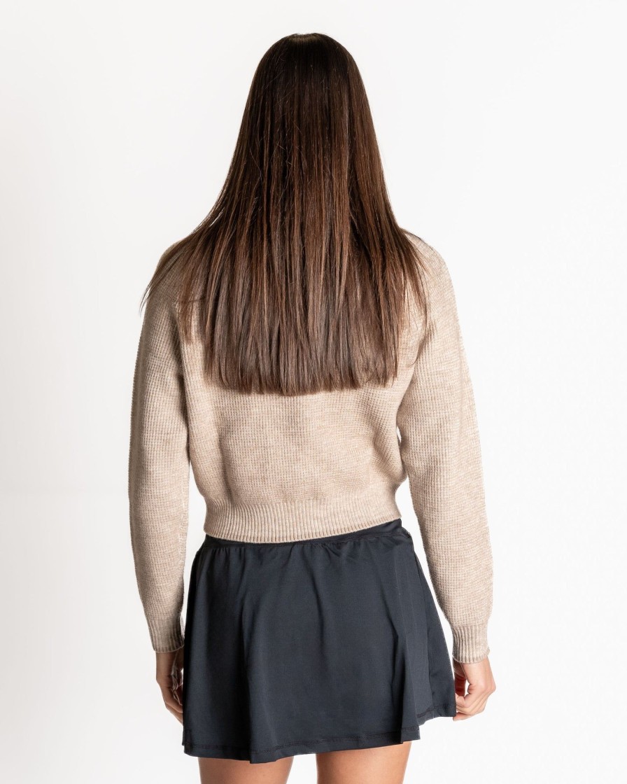 Women Senita Athletics Outerwear | Milan Sweater-Cappuccino