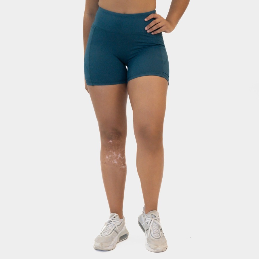 Women Senita Athletics Shorts & Skorts | Lux Baseline Shorts (5 In. Inseam)-Pacific