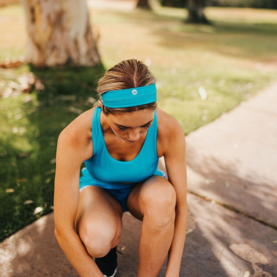 Women Senita Athletics | No-Slip Headband-Ocean Blue