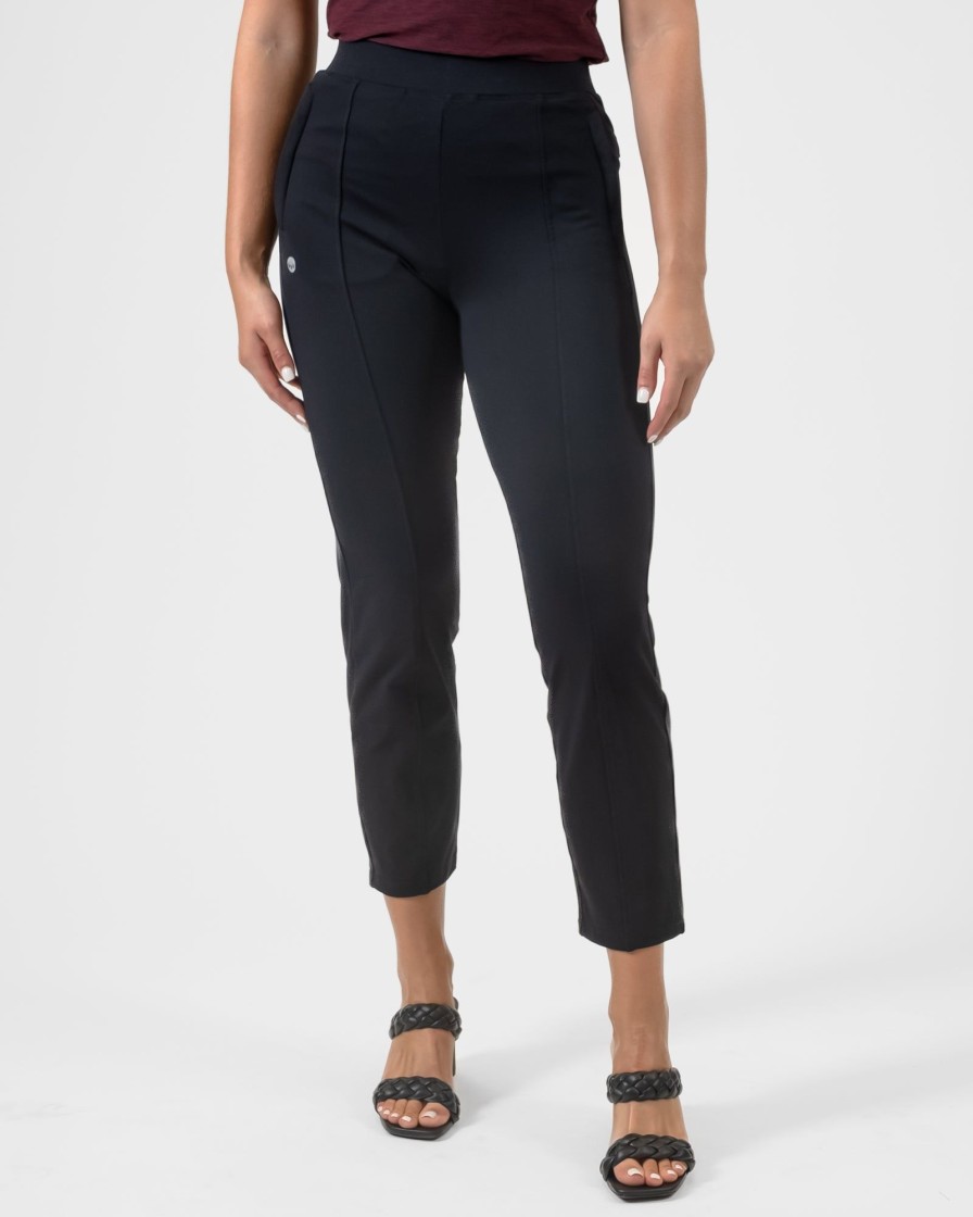 Women Senita Athletics Leggings | 9-To-5 Pants-Black