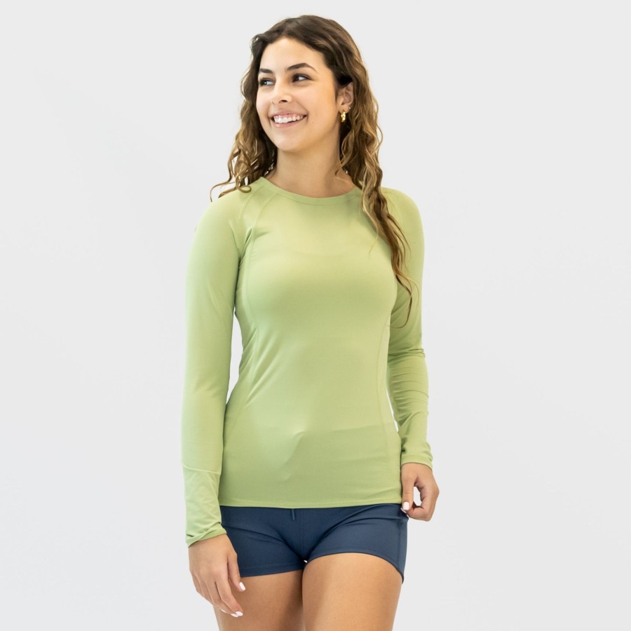 Women Senita Athletics Long Sleeves | Ambition Lightweight Long Sleeve-Bamboo