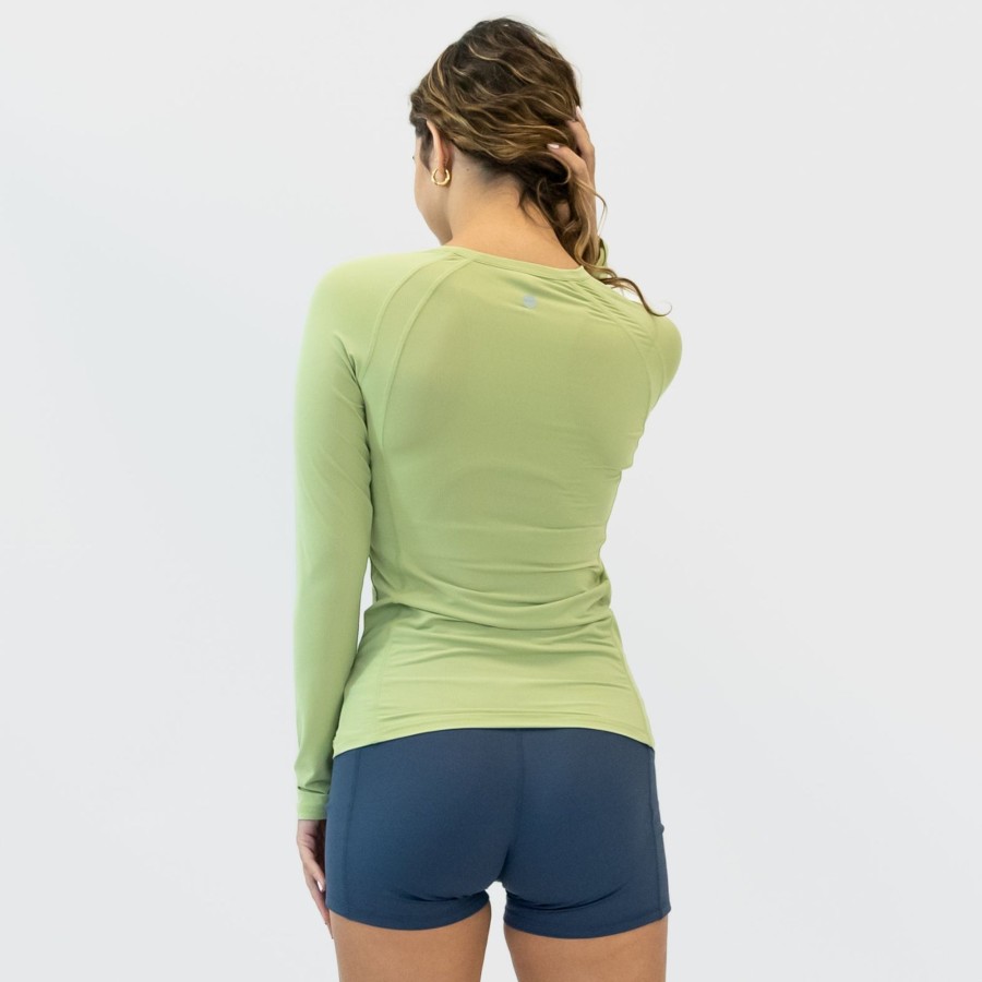 Women Senita Athletics Long Sleeves | Ambition Lightweight Long Sleeve-Bamboo