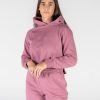 Women Senita Athletics Outerwear | Classic Cropped Hoodie-Rose