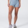 Women Senita Athletics Shorts & Skorts | Mm Lux High Waisted Rio Shorts (3.75 In. Inseam)-Steel Blue